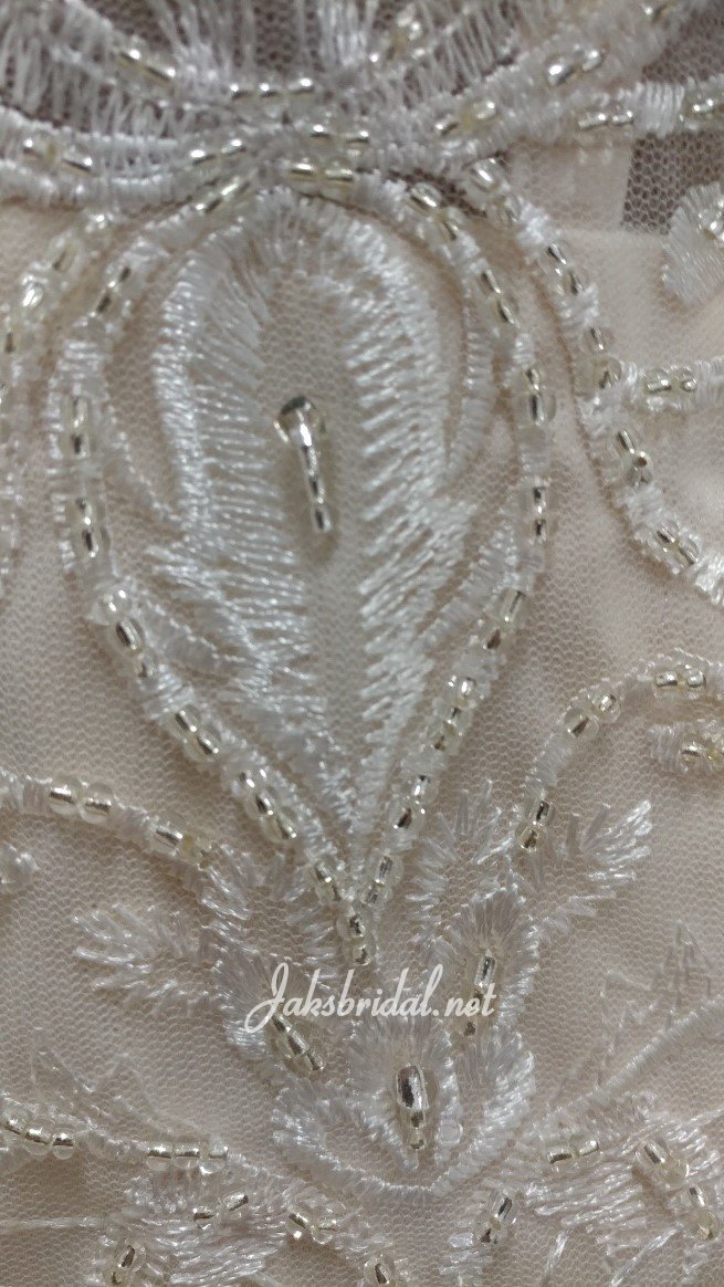 beaded lace applique